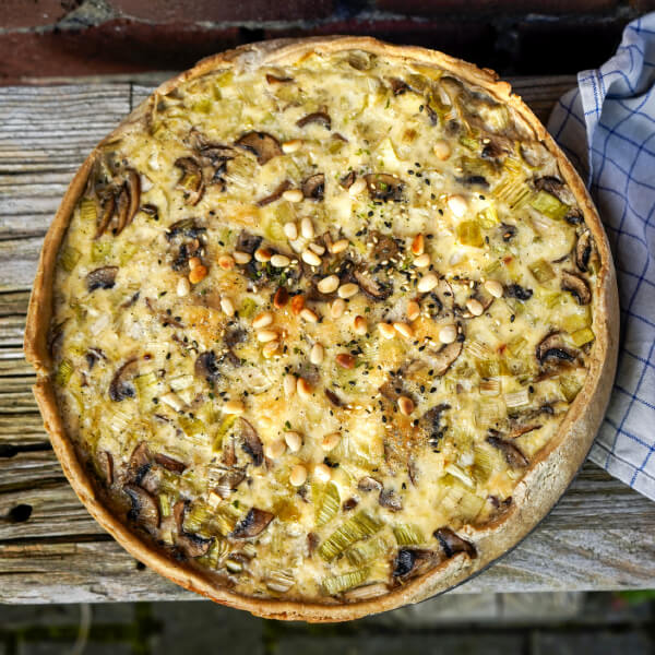Lauch-Pilz-Quiche
