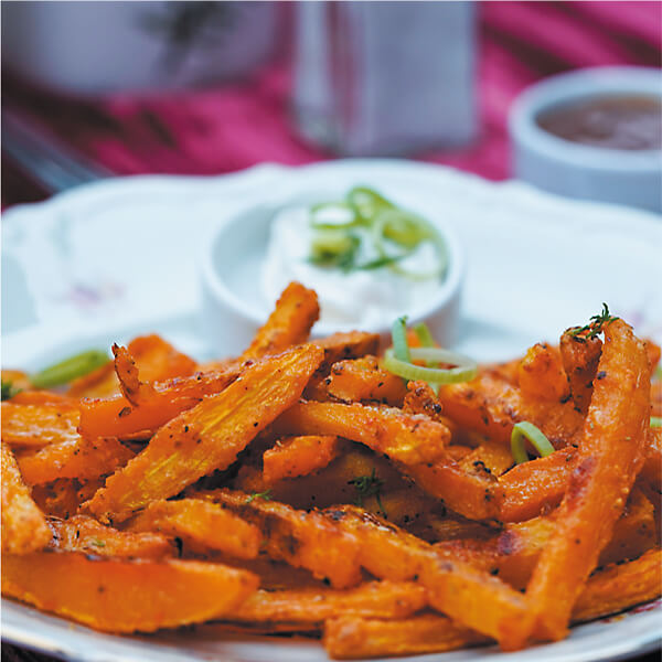 Butternut-Kürbis-Pommes Butternut-Kürbis-Pommes