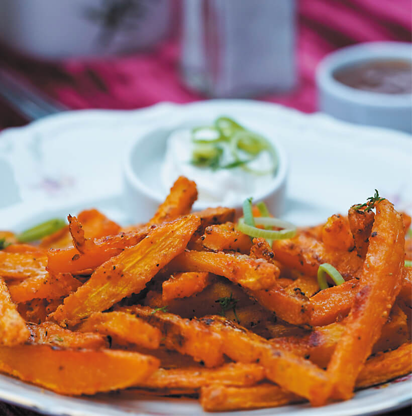 Butternut-Kürbis-Pommes