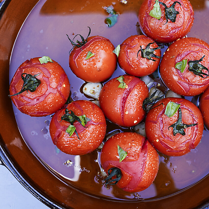Geschmorte Tomaten Geschmorte Tomaten